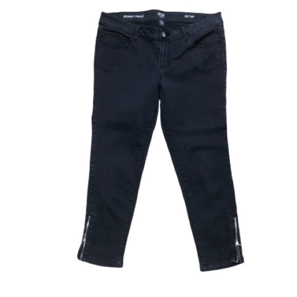 Black Skinny Ankle Jeans Size 14 S3